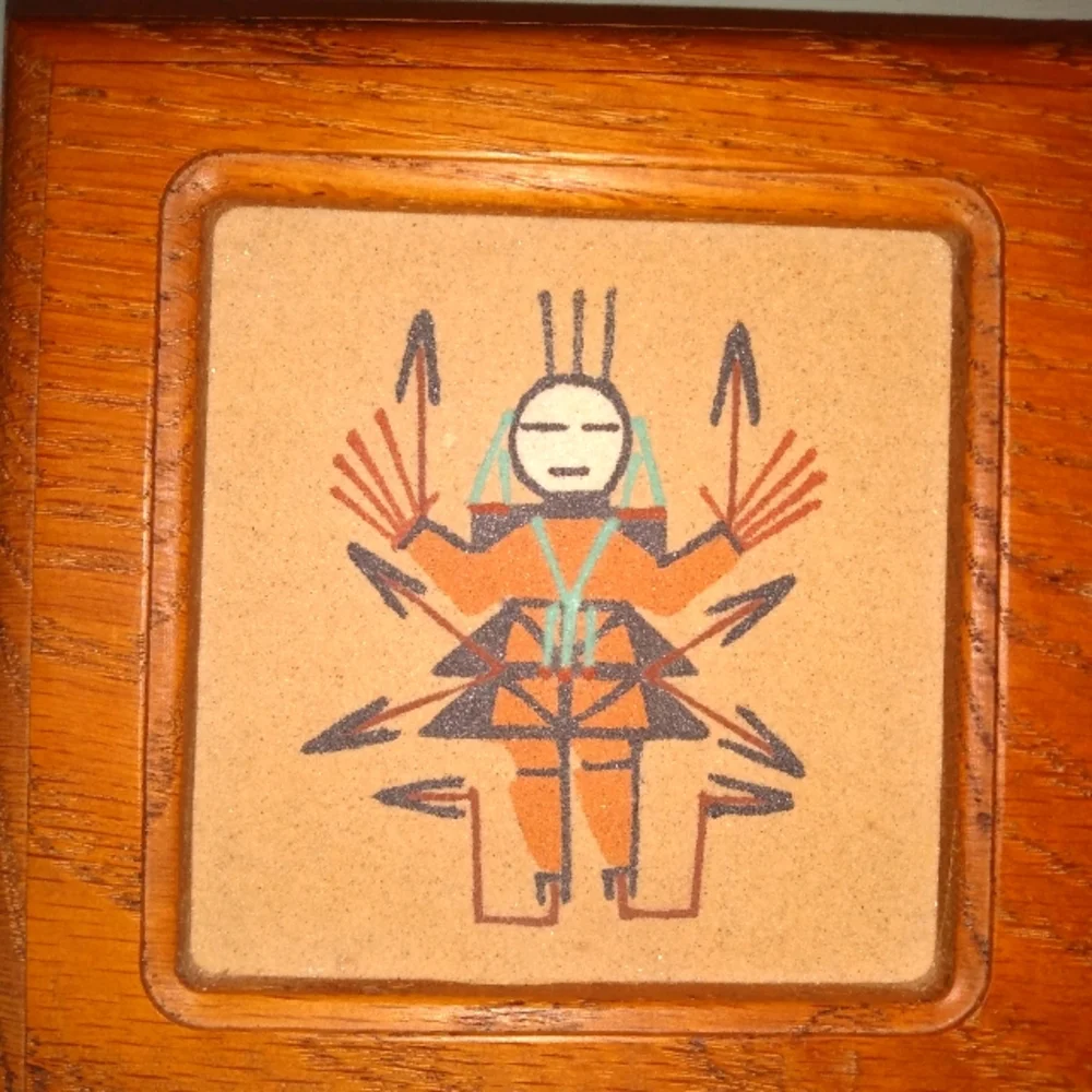 Vintage Navajo Sand Painting  